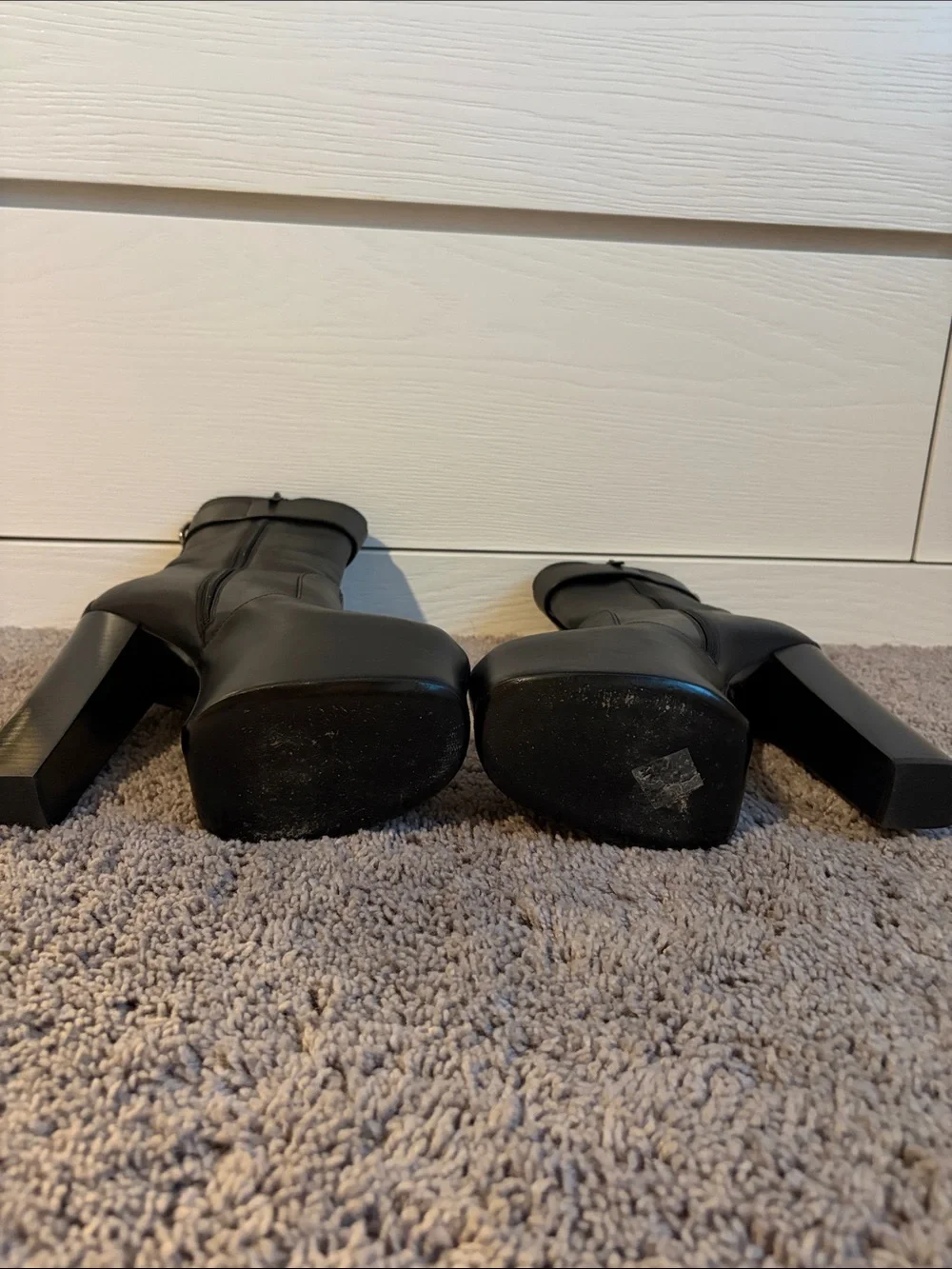 Saint Laurent Black Platform Boots